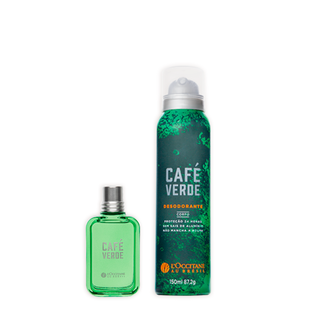 Combo Viagem Café Verde: Desodorante e Deo Colônia
